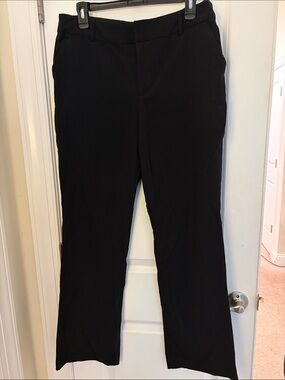 Nine West Black Boot-Cut Dress Pants